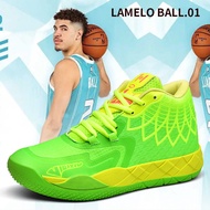 VKYN FREE SHIPPING LAMELO BALL 1 Fashionable basketball shoes COD WITH SPIKE MERON BOX Standard Size EUR SIZE 36-40 41 42 43 44 45 888