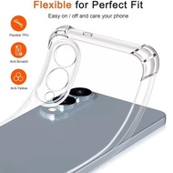 Phone Case For Samsung M56 F56 A17 Xcover 7 Pro A56 A36 A26 4G 5G TPU Silicone Shockproof Clear Phon