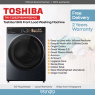 Toshiba 13KG Front Load Washing Machine (TW-T25BZP140MWS(MG))