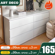 6 Chest Drawer High Quality Drawer Baju Storage Cabinet Big Size /Bedroom Furniture/LACI KAYU ALMARI PUTIH