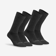 QUECHUA Warm Hiking Socks SH500 Mid 2 Pairs