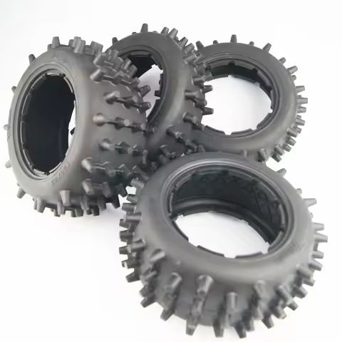 Nipple Tires For Hpi Rovan Rofun Km Baja 5b DBXL LOSI 5IVE T 186mm x 83mm 64mm