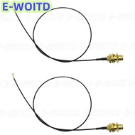 E-WOITD 6dBi 2.4GHz 5GHz Dual Band WiFi RP-SMA Antenna + 1x 12cm U.fl IPEX Cable N8S5