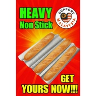4 Rolls French Baguette Bread Pan Loaf Tin bread lame baguette tray Loyang Roti Panjang Bread Stick 
