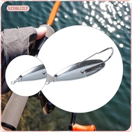[szxmkj2lp] Metal Spoon Lure Hard Body Flutter Hook for Lure Fishing Freshwater Saltwater Bass Pike