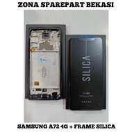 SAMSUNG A72 4G LCD+TS + SILICA FRAME
