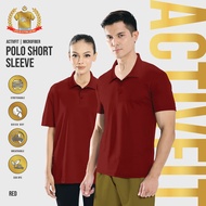 888.CO MICROFIBER POLO COLAR T-SHIRT(FAST-DRY/COOL-MAX) ANTI-BACTERIA RED
