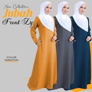 ♗Jubah Muslimah Umrah Murah Wanita Perempuan Plain Ironless Plus Size S to 3XL ready stock❈