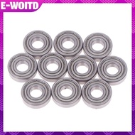 E-WOITD 10Pcs Skateboard Bearings Miniature Deep Groove Ball Bearings 693 694 695 696 697 698 699 ZZ
