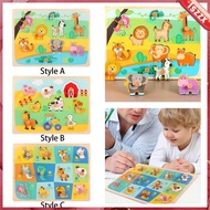 [Lszzx] Animal Puzzle, 3D Wooden Puzzle, Wooden Toy, Baby Hand As Birthday Gift