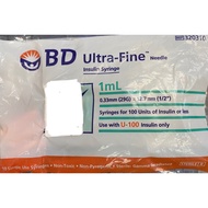 (REF320310)BD Ultra-Fine Needle Insulin Syringe 29G 1ml 10s