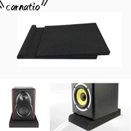 CARNATIOGV Studio Monitor Isolation Pads, Shockproof Acoustic Foam Speaker Isolation Pads, Black Sou
