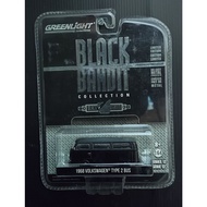 GREENLIGHT 1968 Volkswagen Type 2 Bus Black Bandit