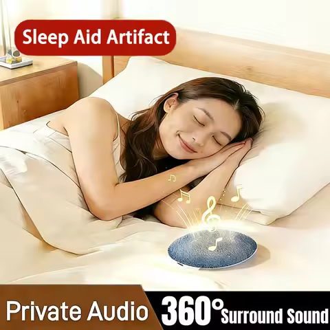 Sleep Aid Speaker 2026 New 360° Surround Sound Wireless Pillow Speaker Bluetooth No Disturb 5.4 HiFi