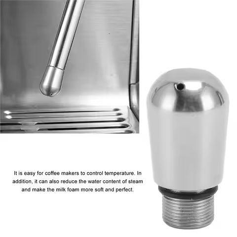 Coffee Machine Steam Nozzle 3 Holes Stainless Steel Coffee Maker Steam Wand Tip for Barsetto Coffee 