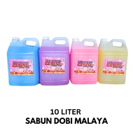 10L SABUN PENCUCI PAKAIAN (AROMATIC FLOWER*BLOSSOM BLUE*FLORAL PINK*LAVENDER) - SABUN DOBI MALAYA