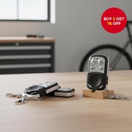 2 Piece Original Remote Electronic Gate Control Compatible with 433Mhz Automatic Garage 4 Buttons Un