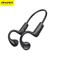 Awei A886BL Wireless Air Condunction Earphone sports HiFi Bluetooth 5.2 earbuds 7 hours long time light snug wear headphone for running gaming