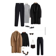 (Express Delivery Available) Oversized Coat Wool Fabric (Can Be Worn By Both Men And Women) Chest 50