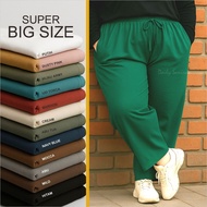 (LARGE SIZE) WOMEN'S BASIC LONG PANTS SUPER JUMBO beggypants BIG SIZE 3XXL - 4XXL - 5XXL- 6XXL-7XXL