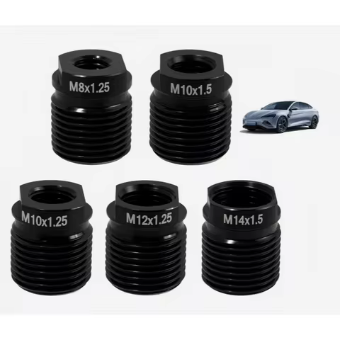 Aluminum Shift Knob Adapter With Inside Thread M8x1.25/M10x1.25/M10x1.5/M12x1.25/M14x1.5 Shift Knob