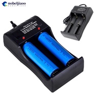 NOBELJIAOO 2 Slots Dual 18650 Lithium Battery Charger for 18650 14650 Charging 4.2 / 3.7 V Rechargea