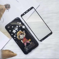 Vivo/Samsung เคสนิ่ม+ฟิล์มกระจกลายการ์ตูนมาใหม่ สำหรับรุ่น🌟Vivo y53y11y12y15y17y12sy20y20se🌟Samsung 