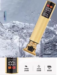 液晶數顯充電 T9 不鏽鋼刮鬍刀旅行便攜式電動理髮器電動理髮機 kktckp LCD Digital Display Rechargeable T9 Stainless Steel Shaver Tr