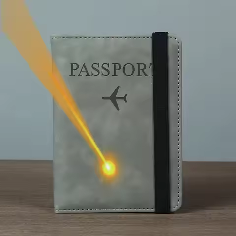 Custom Name Women Men Passport Cover Various Styles PU Leather Personalized Wallet Flight Ticket Cli