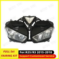 Motorcycle Headlight Headlamp Head Light Head Lamp Headlight assembly For YAMAHA YZF R25 R3 YZF-R3 Y