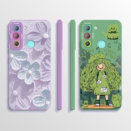 For Tecno POP 5 LTE BD4 BD4i BD4a Case Back Cover for TECNO Pop 5 BD2 BD3 BD1 Fashion Cartoon Printi