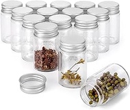 15 Pack Glass Bottle 40 ml Mini Bottles 4/3 OZ Mini Glass Bottles Small Glass Jars with Lids for Tra