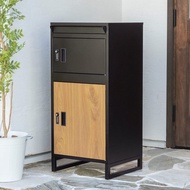 Outdoor Postbox Wall Mounted Mail Parcel Locker Letter Box Heavy Duty for Home Entrance Courier X【Ko
