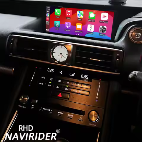 NAVIRIDER BT Radio Qled Screen For Lexus IS RC 200 250 200t 300h 2013-2019 Car Multimedia Player RHD