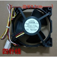 Refrigerator freezing fan NMB fan DC12V 0.16A refrigerator air-cooled motor 09232JS-12M-BU (4 wires)