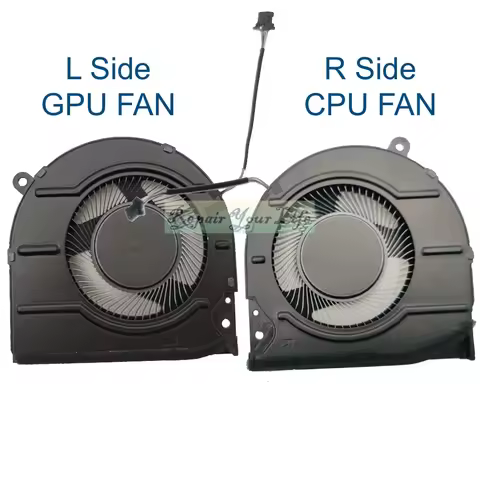 CPU GPU Cooling Fan for Dell Inspiron 14 Plus 7420 5420 2022 Notebook PC 0YNTMM 08994X L & R Cooler 