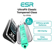 ESR iPhone 16e / 14 / 13 / 13 Pro UltraFit Classic Tempered Glass 2pcs Pack