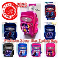 Platinum Silver Star 2023 Trolley School Bag 6 wheels PSS031