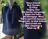 Baju Blouse Wanita PL import merk Persodea LD 106/59 ada kancing cadangannya ada minus dilengan (tp tidak kelihatan)