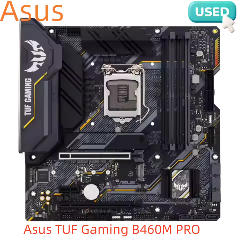 Asus TUF Gaming B460M PRO motherboard Supports 10/11th generation Intel CPU DDR4 memory, dual M.2 in