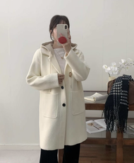 FA2SHOP รุ่น CS237 เสื้อโค้ทตัวยาวมีฮู้ด