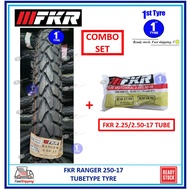 DUAL SPORTS *COMBO SET* FKR TYPE RANGER TUBETYPE WITH FKR TUBE *FKR MOTORCYCLE TYRE COMBO [ TAYAR 20