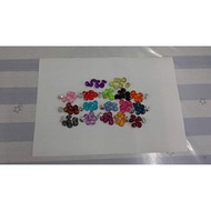 Butang crystal 12mm / button 12pcs - 1Pkt