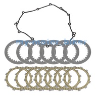 Clutch Friction Steel Plates Gasket For Yamaha MTT690 MT07 MT-07 ABS 2014-2024 5VY-16325-00 5VY-1632