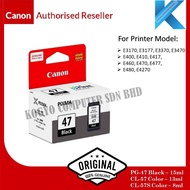 CANON PG-47 INK - E400 E410 E460 E470 E480 E3170  **PG47 47