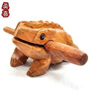 泰國木制雕刻蟾蜍木藝禮品木魚景區旅游紀念品發聲木制青蛙擺件-M大使賣場