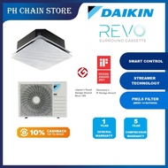 DAIKIN FCFV50A FCFV60A FCFV85A FCFV100 FCFV125 2.0HP-5.0HP R32 NON INVERTER WIFI REVO CEILING CASSET