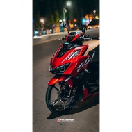VARIO 160 CUSTOM TRANSPARENT STICKER STRIPING VIETNAM MOTIF