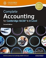 Complete Accounting for Cambridge IGCSE (R) &amp; O Level (2ND)สั่งเลย!! หนังสือภาษาอังกฤษมือ1 (New)