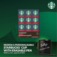 STARBUCKS® Espresso Roast Decaf by NESPRESSO® coffee capsules CARTON [12 sleeves x10 capsules]